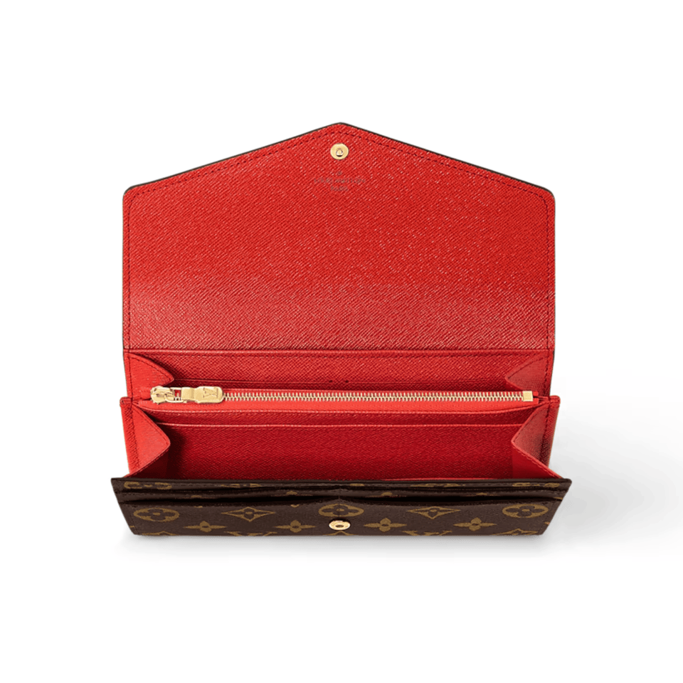Louis Vuitton Poppy Sarah Wallet For Women 19cm M62236 view 5