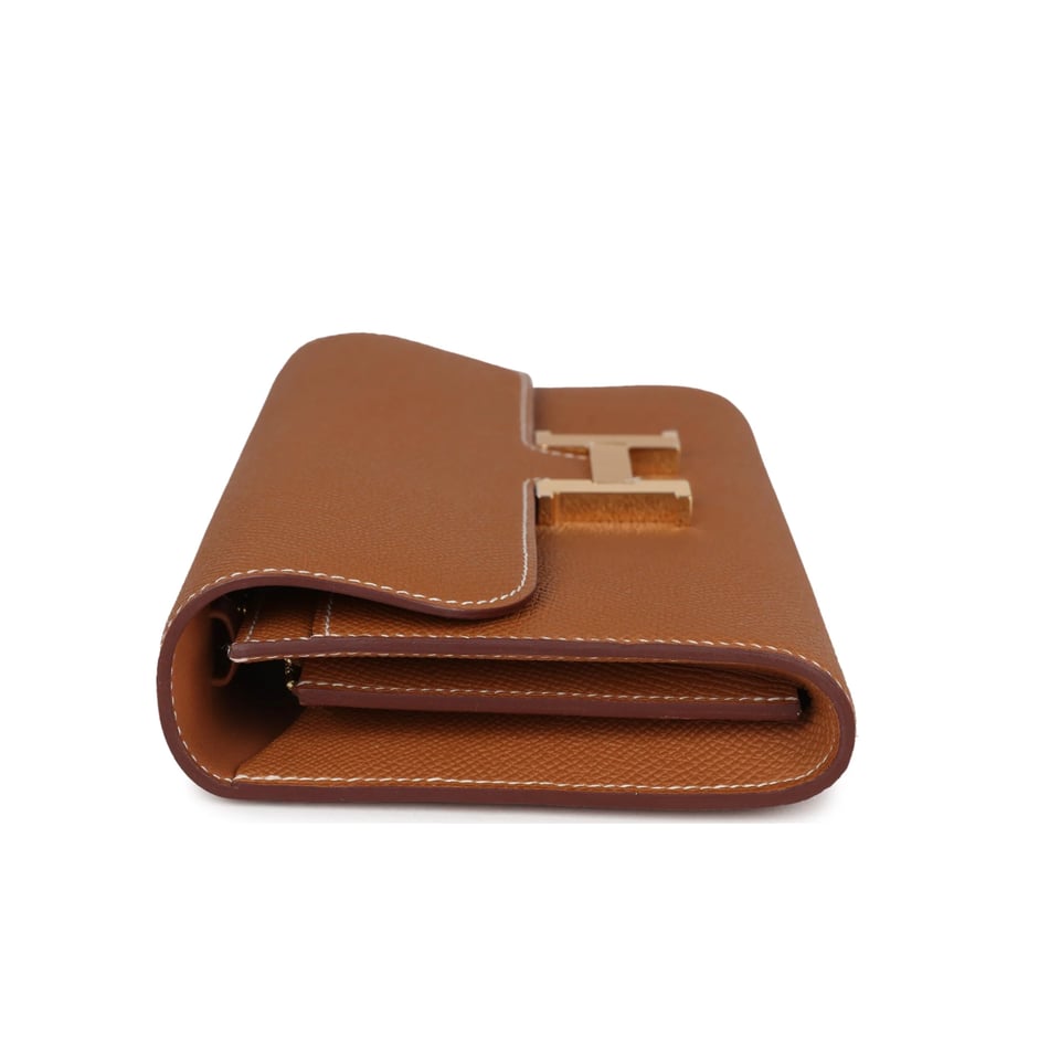 Hermes Constance To Go Wallet Gold 20cm view 4