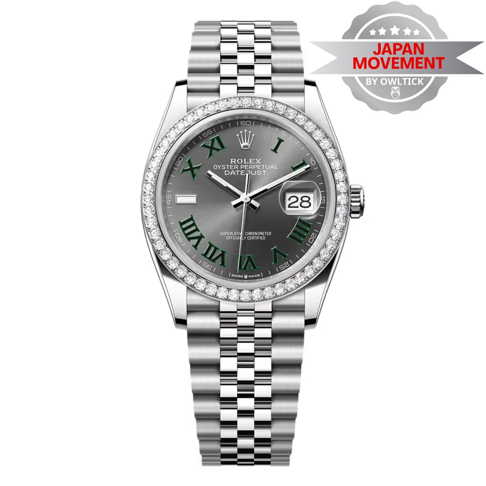 [Superclone] Rolex Datejust 36mm Slate Dial Jubilee 126284RBR