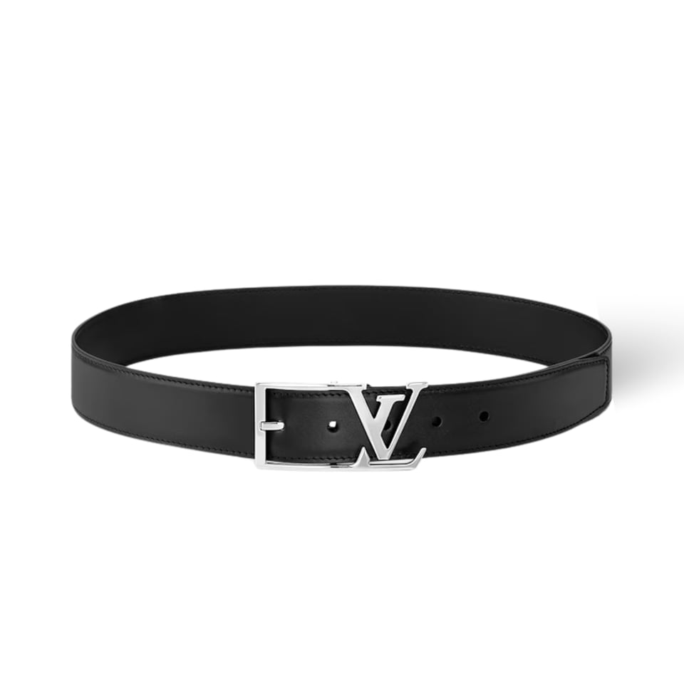 Louis Vuitton LV Black Skyline 35mm Men Belt M0687T view 2