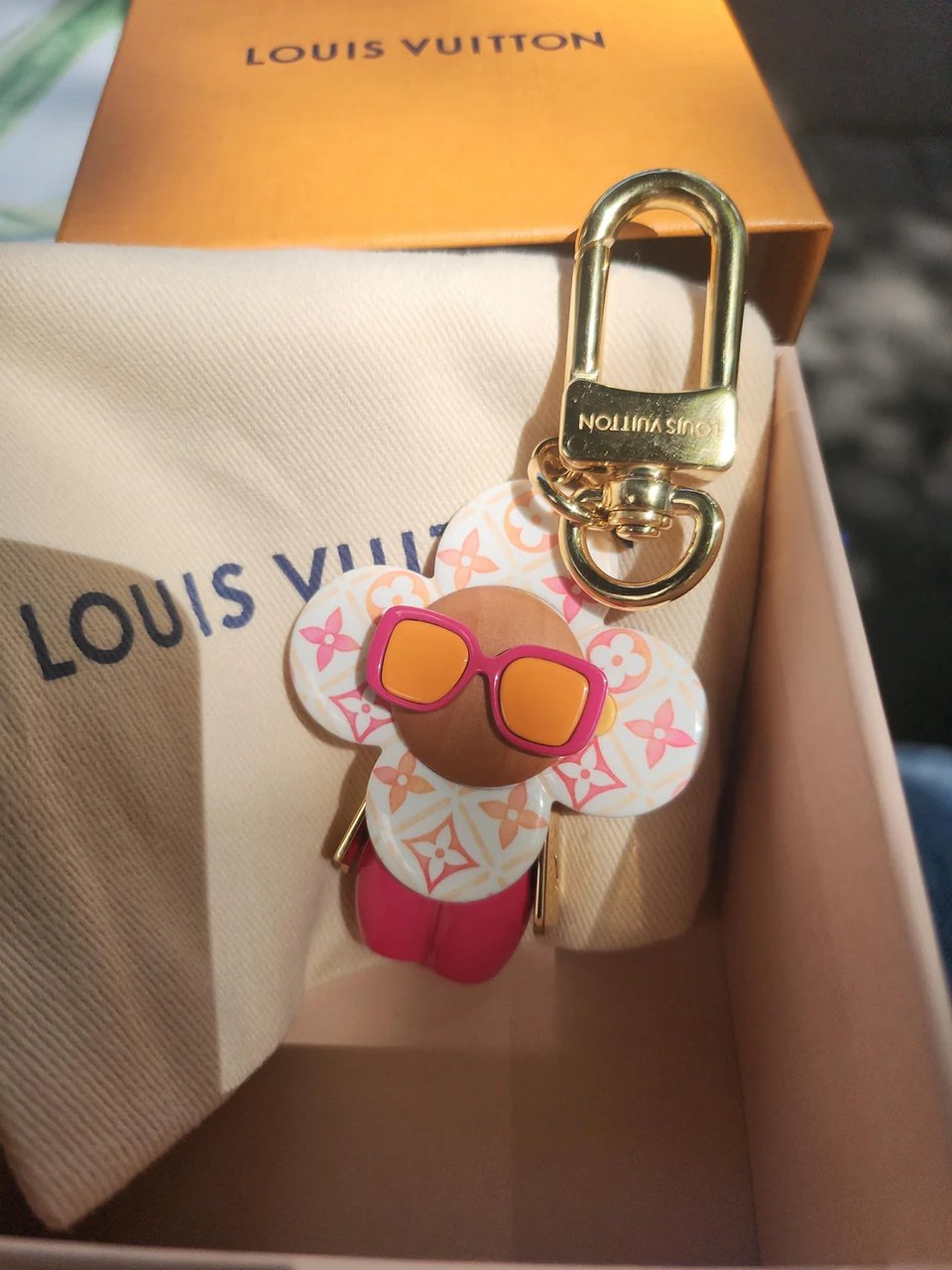 Louis Vuitton Vivienne Keychain Monogram The Doll’s Face 13.5cm/5.3in view 3