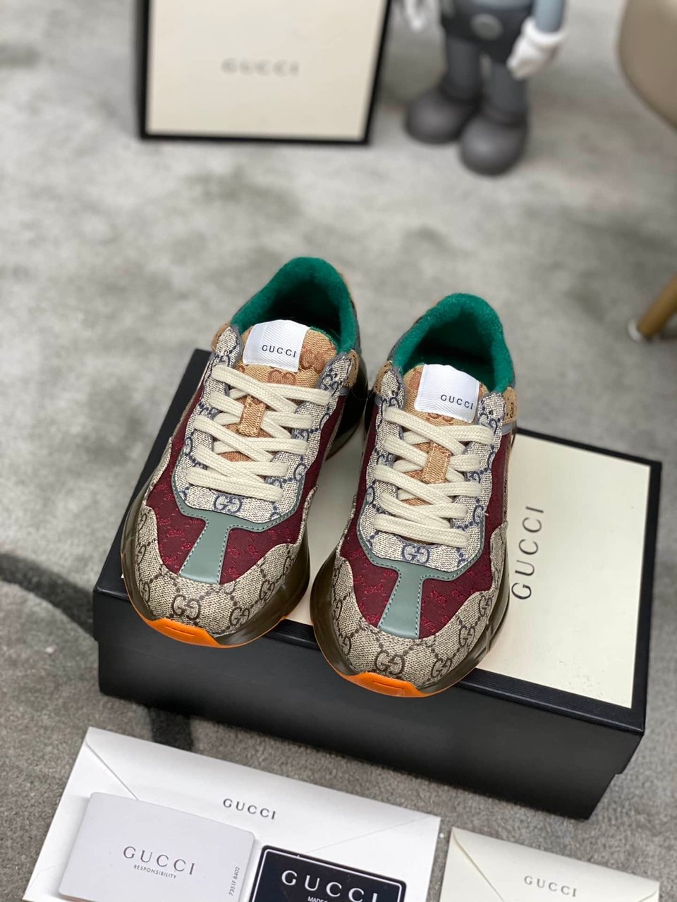 Gucci Women’S Gg Rhyton Sneaker ?619891 99Wg0-6060 view 5
