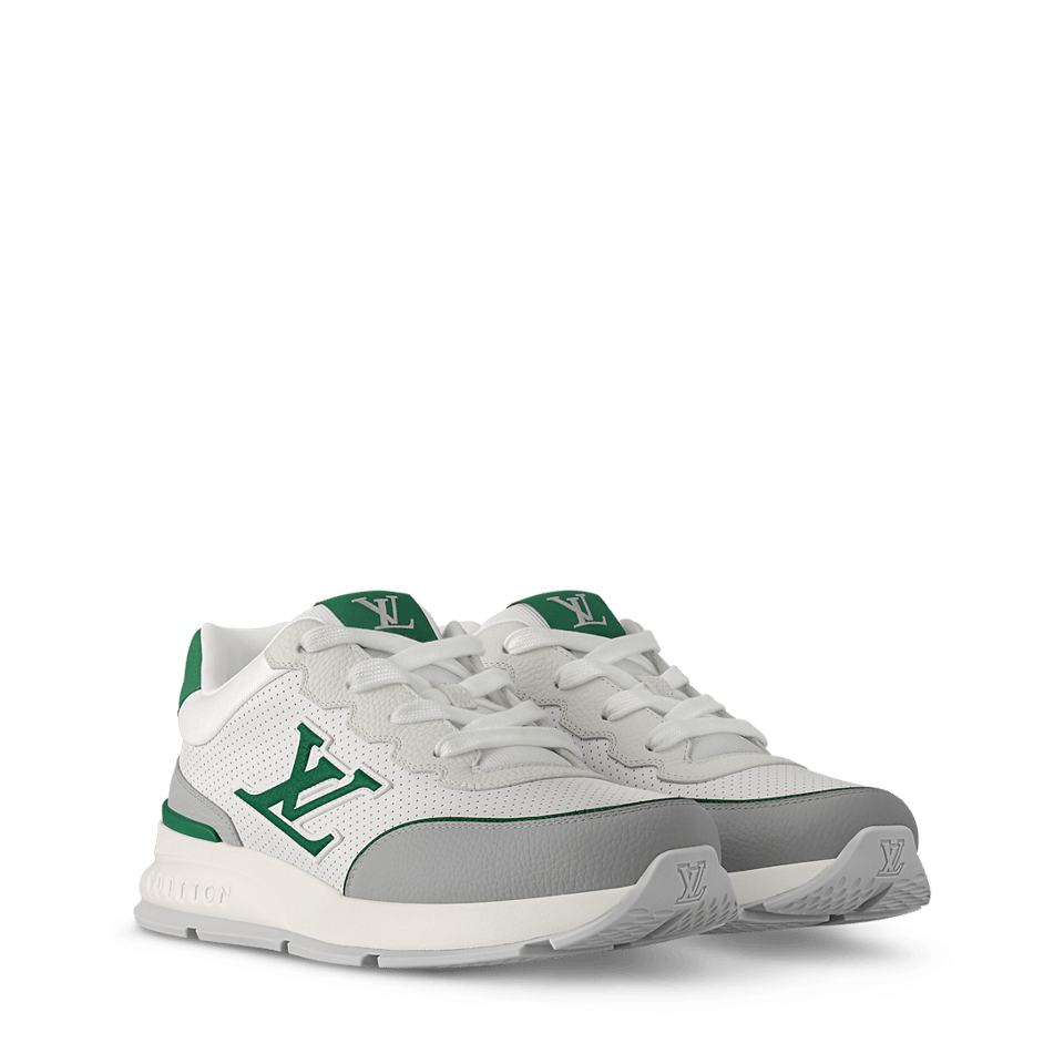 Louis Vuitton LV Classic Green Sneaker for Men 1AHSUK view 3