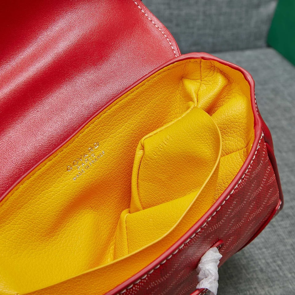 Goyard Saigon Souple Mini Bag Red Canvas 20cm view 10