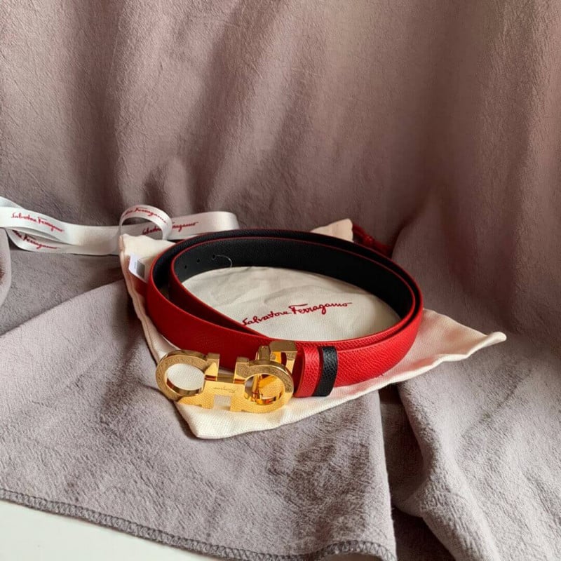 Salvatore Ferragamo Reversible And Adjustable Gancini Belt 715216 view 3