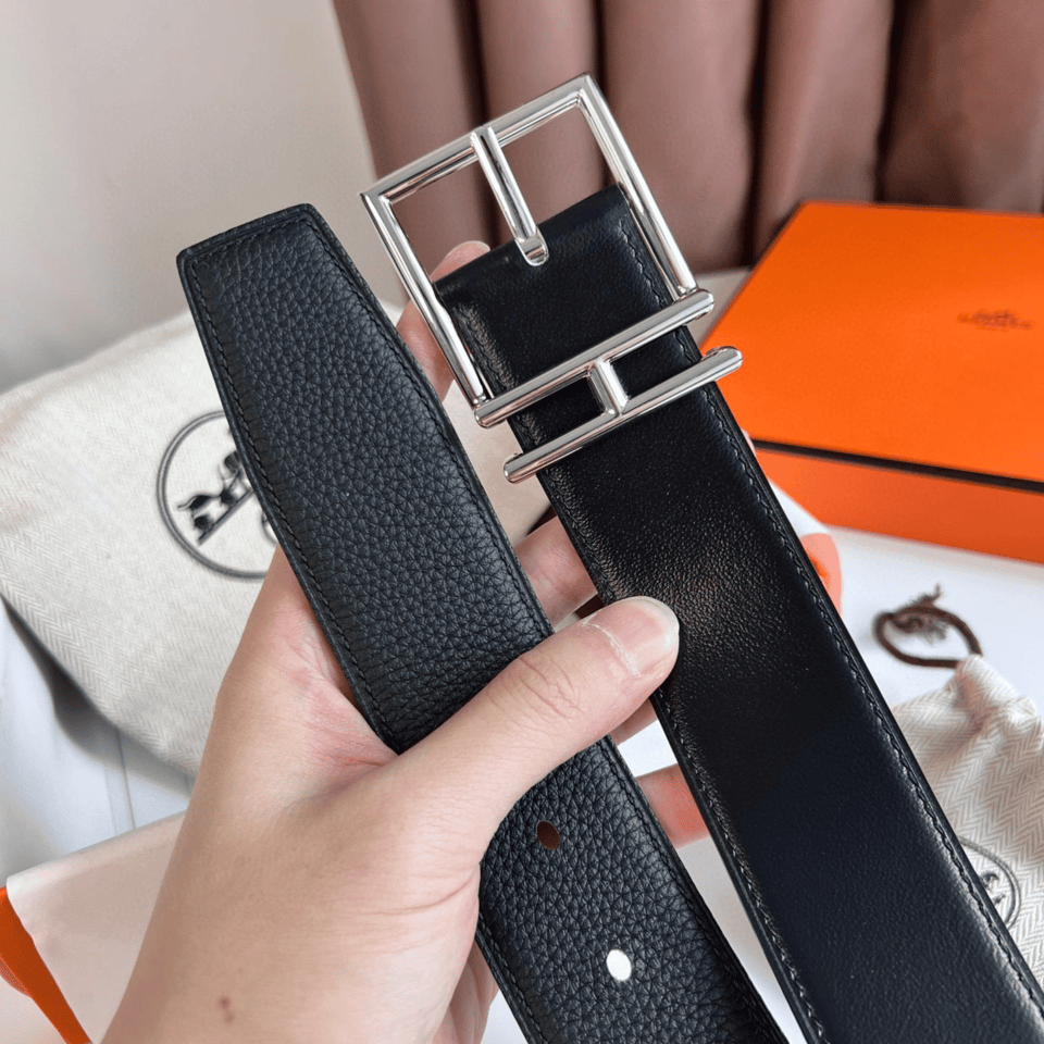 Hermes H-Bar Buckle Reversible 32mm Belt For Men view 5
