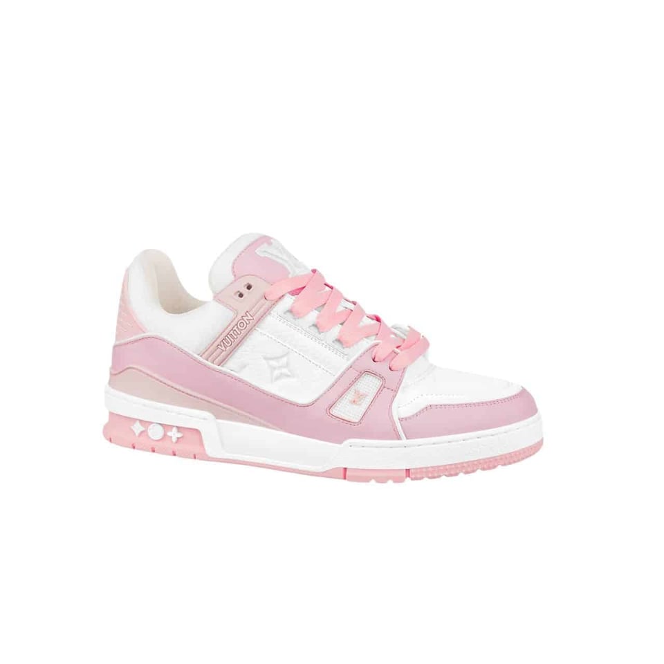 Louis Vuitton Lv Trainer Sneaker Pink Rose 1Aboek view 2