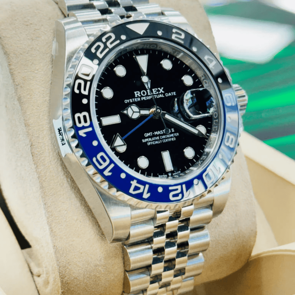 [SUPER CLONE] Rolex GMT-Master II Dial 126710BLNR “Batgirl” 40mm Blue And Black Jubilee view 5