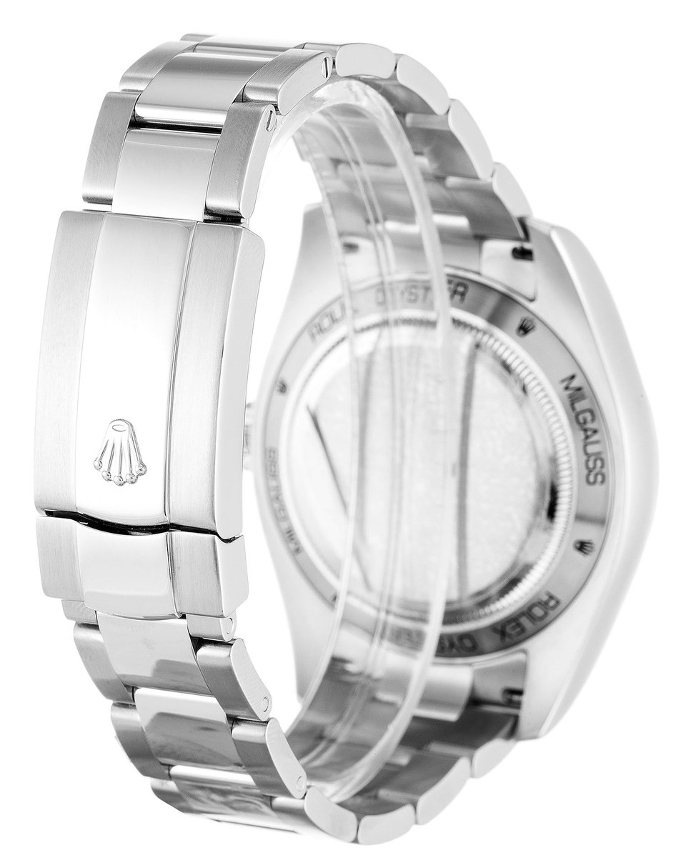 Rolex Milgauss 40mm White Dial 116400 view 4