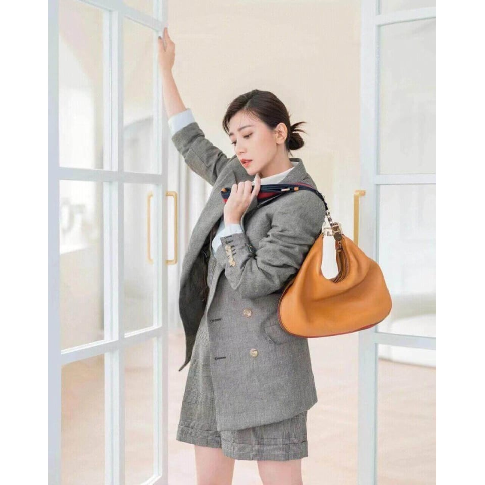 Gucci Brown Leather Attache Medium Shoulder Bag 35cm 702823 view 4
