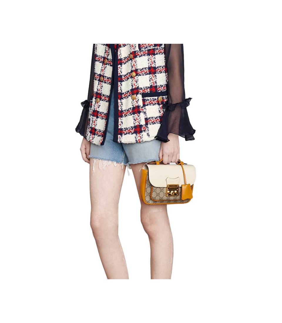 Gucci Padlock Mini Bag White view 4