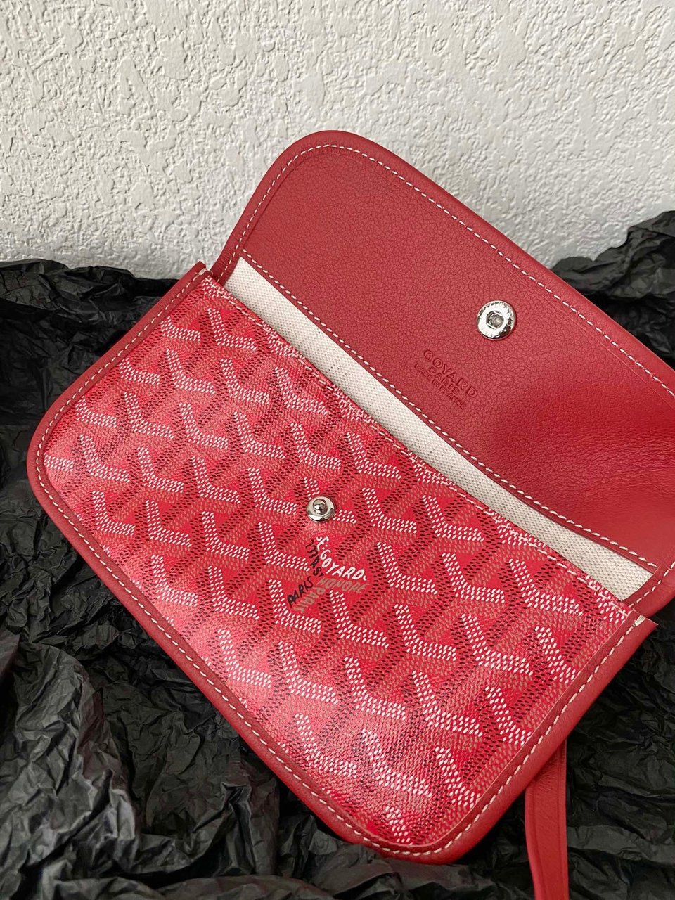 Goyard Saint Louis Gm 40Cm Red Canvas view 9