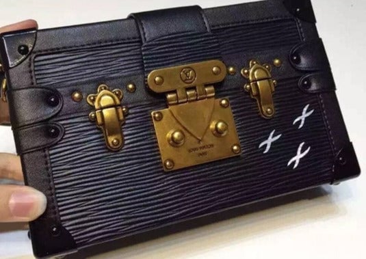 Louis Vuitton Petite Malle Black 20cm/7.9in view 8
