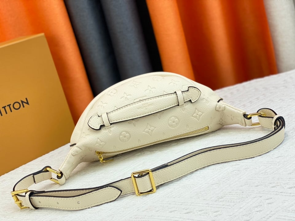 Louis Vuitton Monogram Empreinte Creme Bumbag 37cm/14.6in M44836 view 8