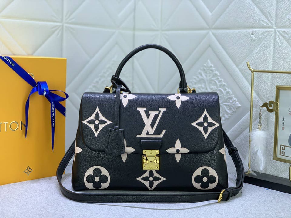 Louis Vuitton Madeleine Bb Black And Beige 24Cm M45978 view 3