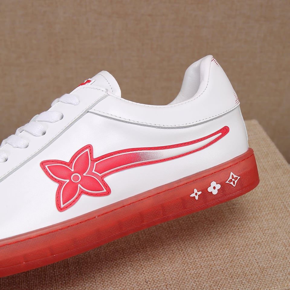 Louis Vuitton Luxembourg Samothrace Trainers Red 1A9Fyn view 5