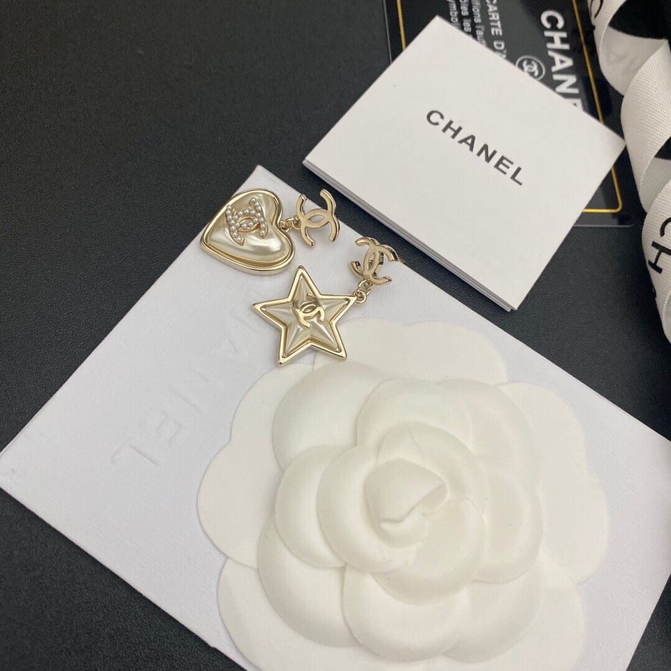 Chanel Cc Gold Earrings view 6