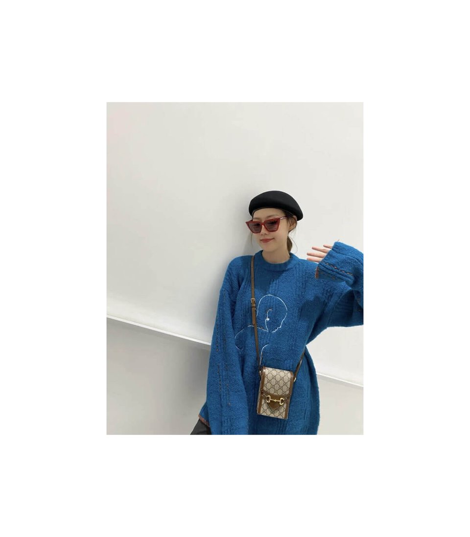 Gucci GG Supreme Horsebit 1955 Mini Bag Brown view 4