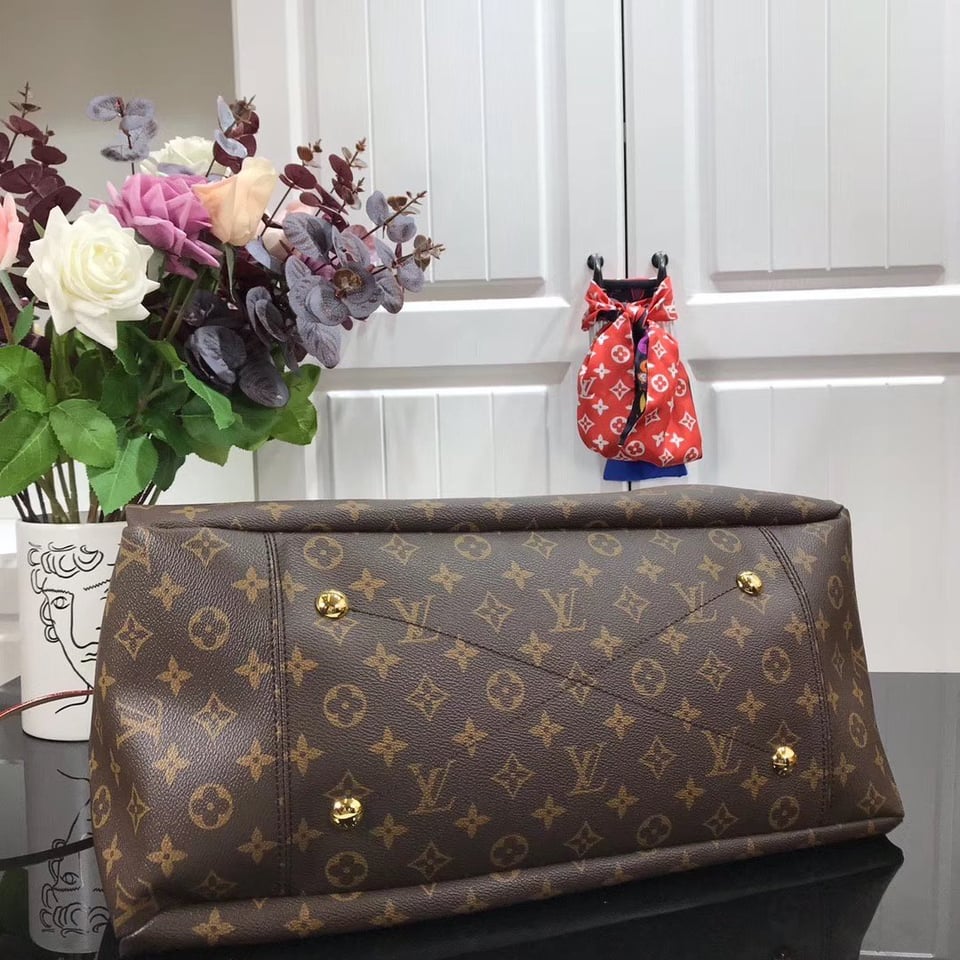 Louis Vuitton Graceful MM 41cm/16.1in Monogram Canvas Brown M44869 – Women view 7