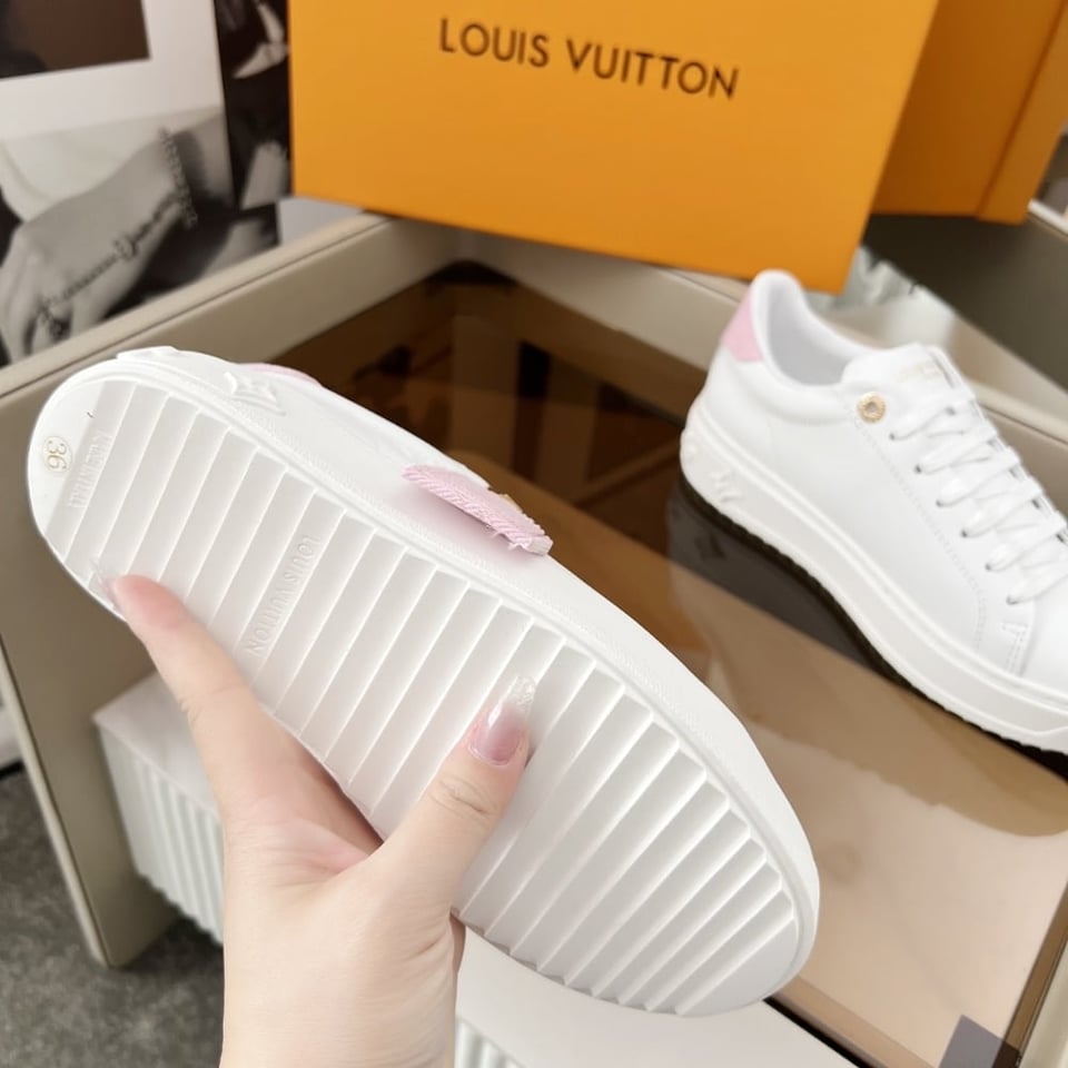 Louis Vuitton Time Out Sneaker Pink 1Aguxo view 5