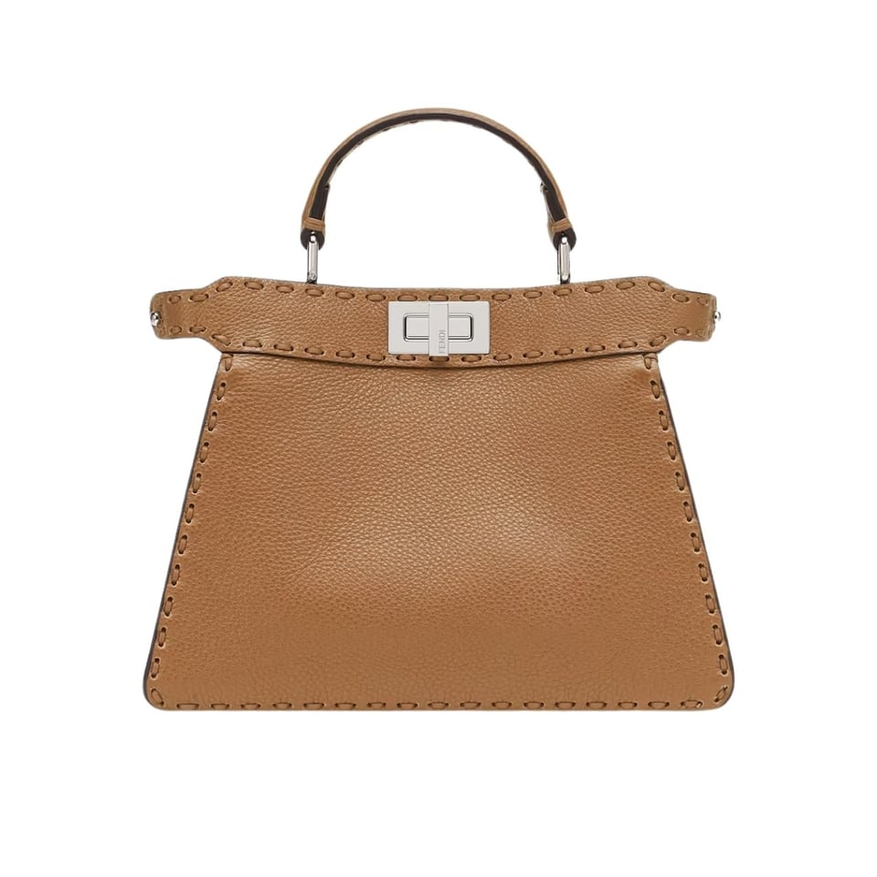 Fendi Peekaboo Iseeu Petite Selleria Bag Brown 27Cm view 2