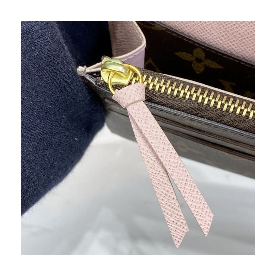 Louis Vuitton Monogram Canvas Emilie Wallet Pink view 11