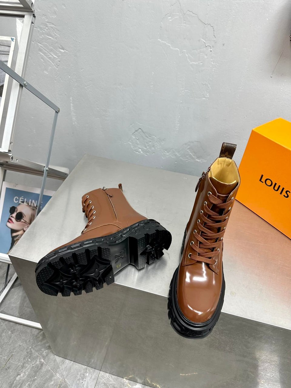 Louis Vuitton Lv Record Ranger Boot Brown view 5