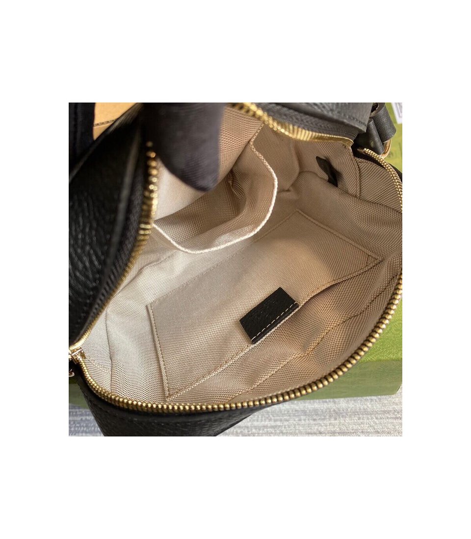 Gucci Soho Small Leather Disco Bag Black view 14