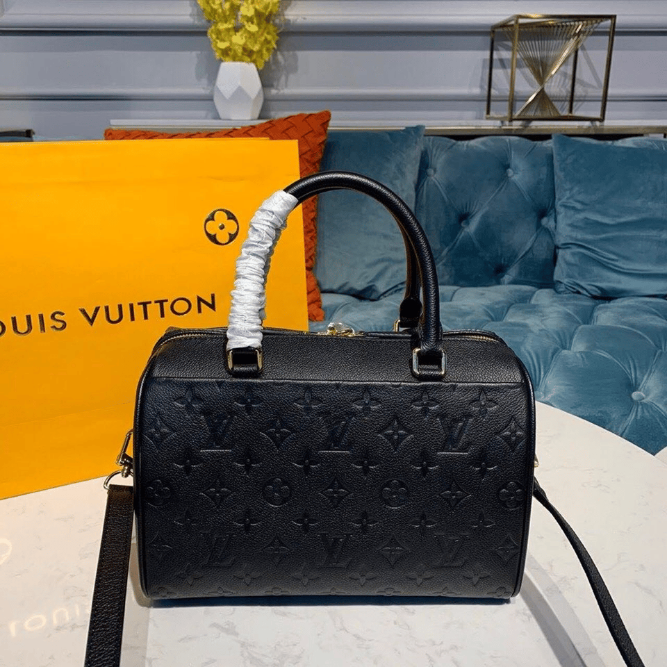 Louis Vuitton Speedy Bandouliere 25 Monogram Empreinte Black 25cm M42401 view 5