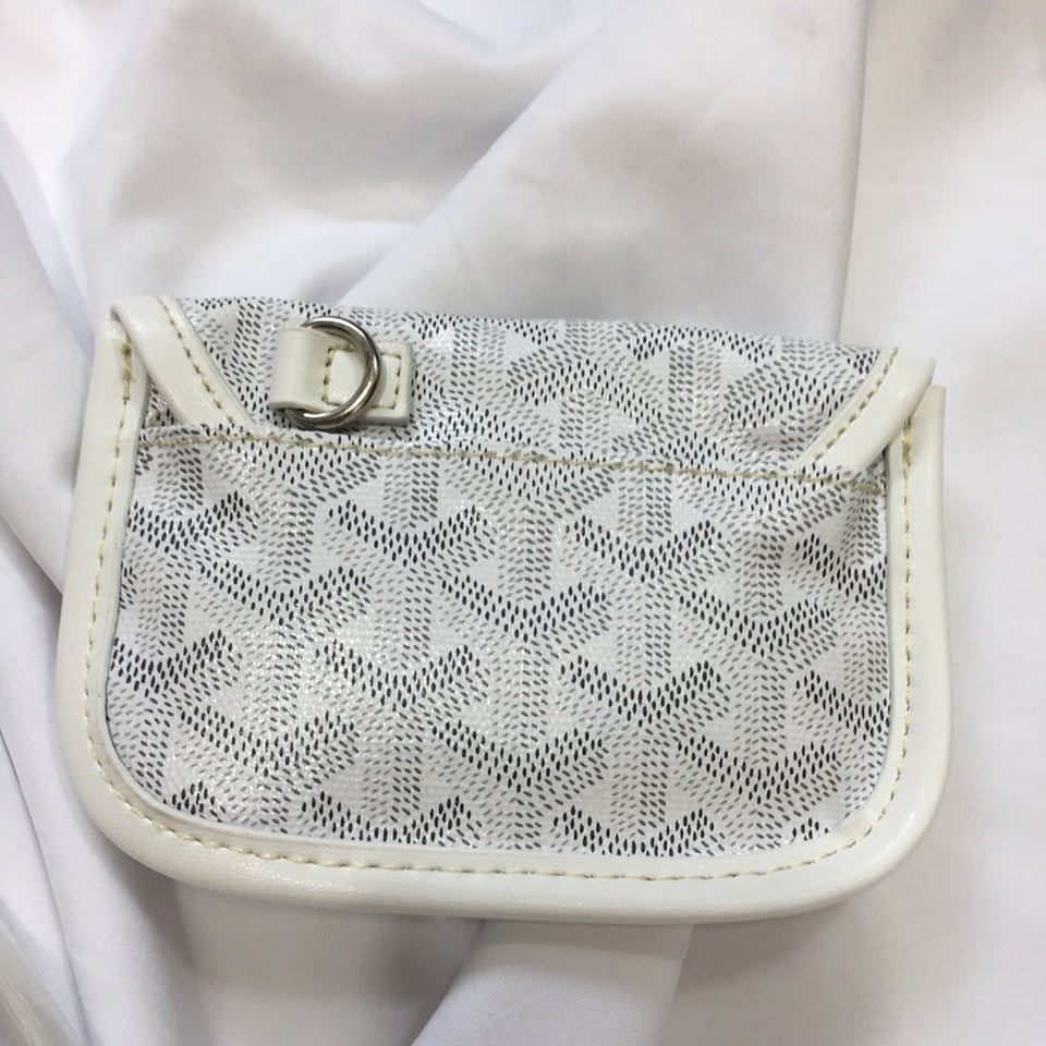 Goyard Anjou Mini Bag 20cm White Canvas view 10