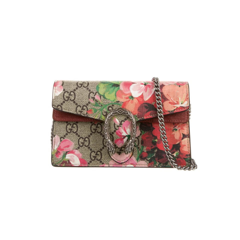Gucci Dionysus GG Blooms Super Mini Bag Red view 2