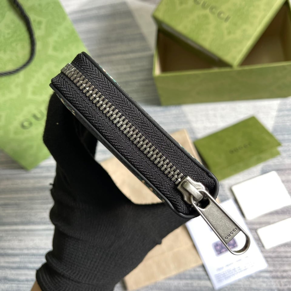 Gucci Ophidia GG Zip Around Wallet With Bee Black 7.5in/19cm For Men view 7