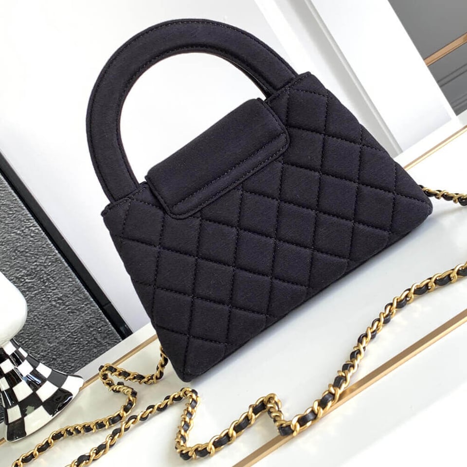 Chanel Jersey Quilted Mini Kelly Shopper Bag 13cm view 6