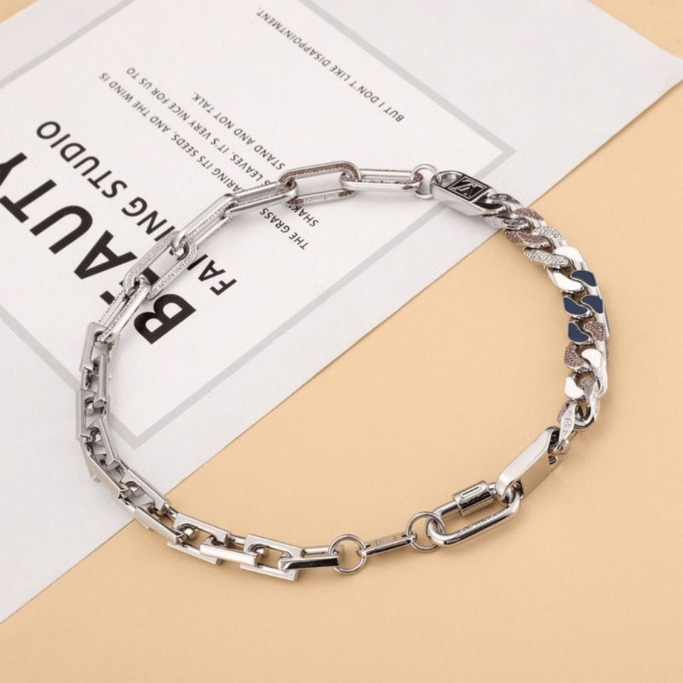 Louis Vuitton Silver Chain Necklace view 2