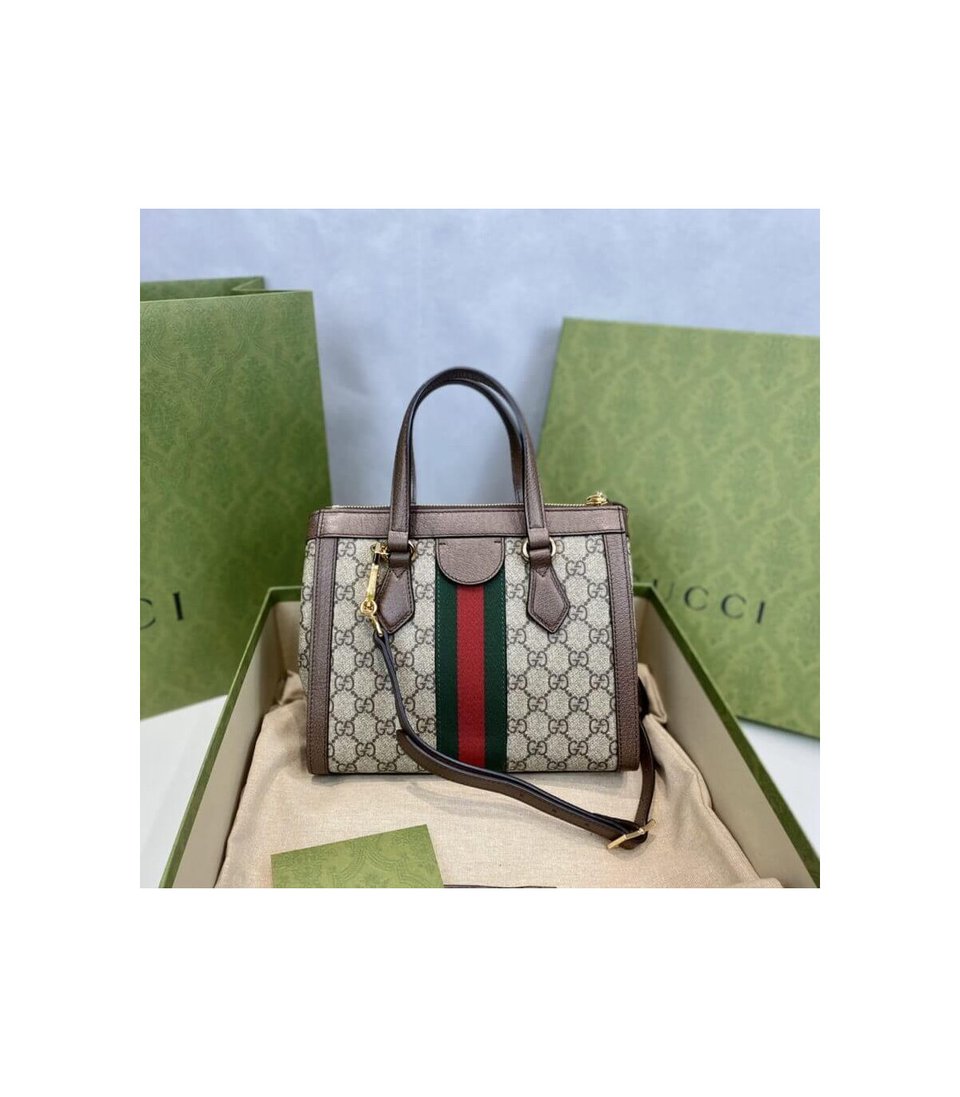 Gucci Ophidia GG Supreme Small Top Handle Tote Bag 24cm/9.4in view 9