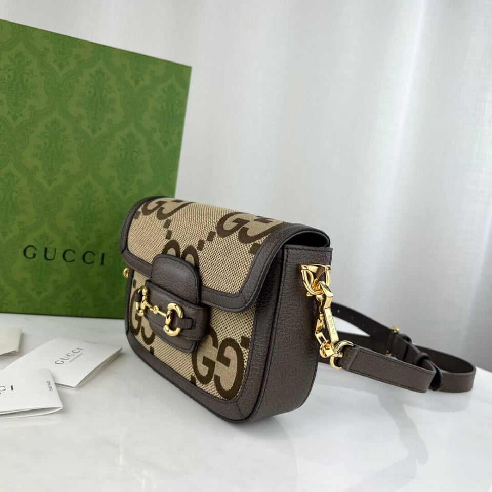 Gucci Horsebit 1955 Jumbo GG Mini Bag view 9