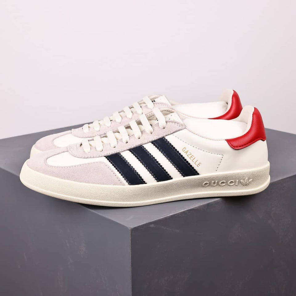 Gucci X Adidas Gazelle Sneaker In White 707861 Utt10 9060 view 3