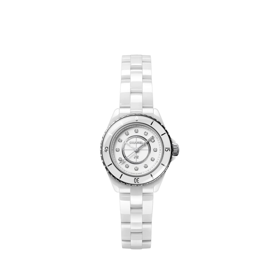 [Super Clone] Chanel J12 Watch Calibre 12.2 – 33mm White Dial