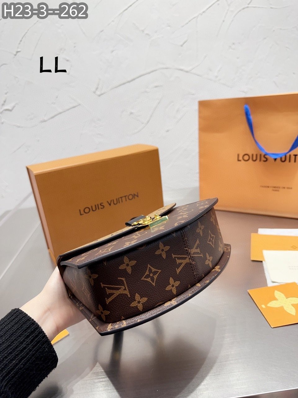 Louis Vuitton Tilsitt Bag Brown 23Cm M46548 view 7