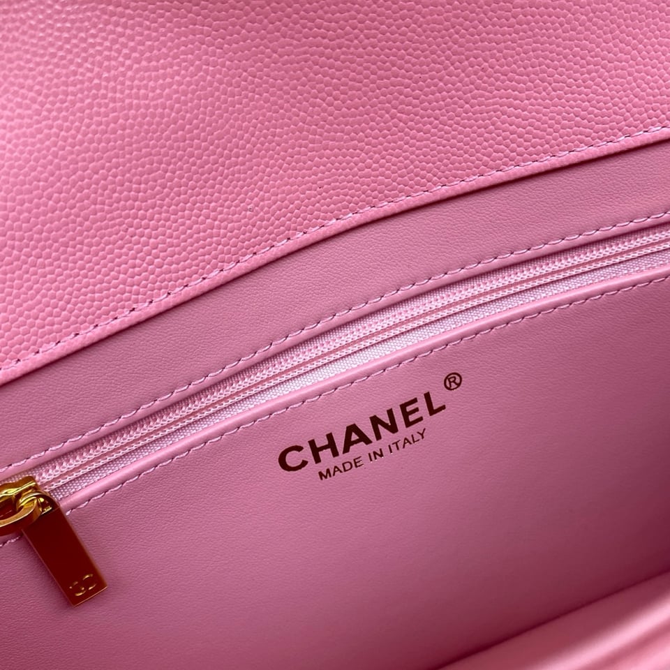 Chanel Clutch Pink Bag 17cm/6.7in view 9