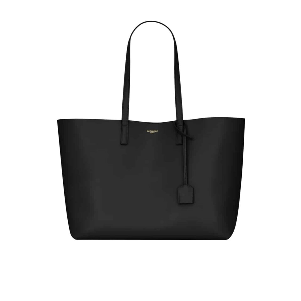 Saint Laurent Shopping Leather Black 37Cm view 2