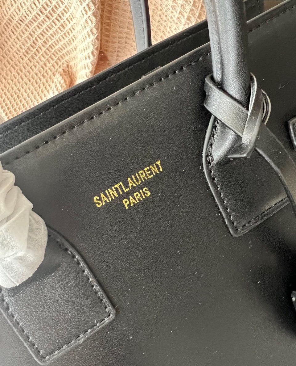 Saint Laurent Sac De Jour Supple Baby In Grained Leather 32Cm Black view 6