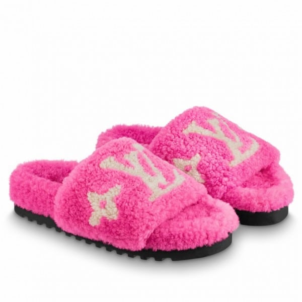 Louis Vuitton Paseo Flat Comfort Mule Pink 1A8Vfl view 2