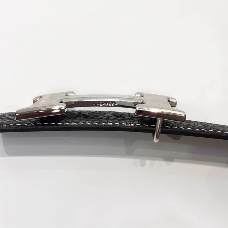 Hermes H Belt Buckle &amp; Reversible Leather Strap 38 mm HB02 view 6
