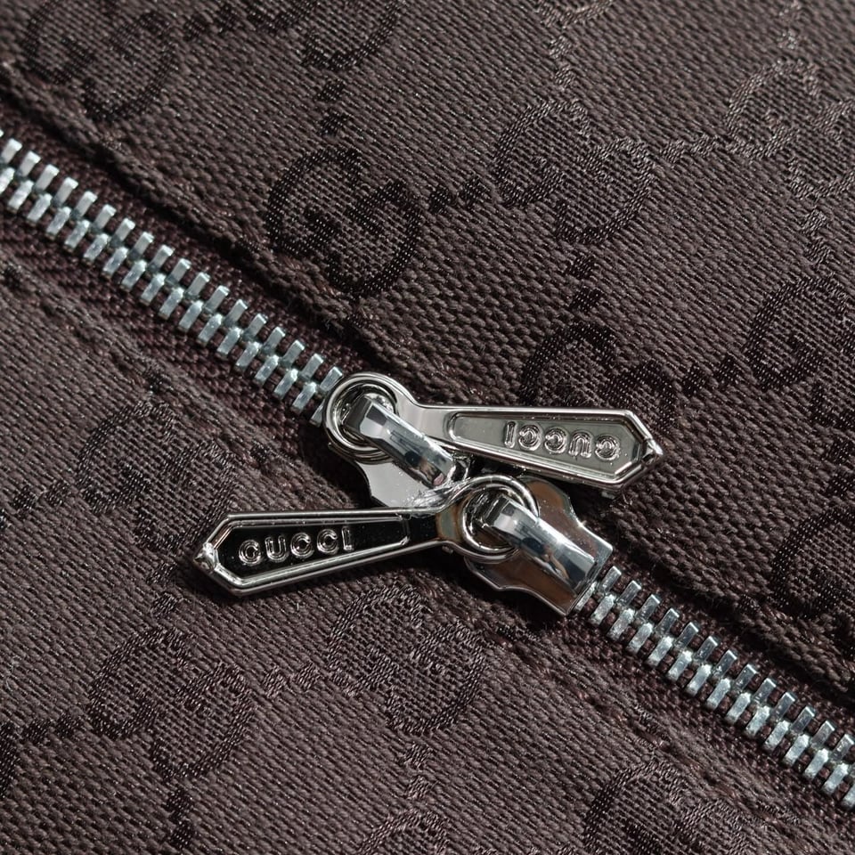 Gucci Brera Large Crossbody Bag 45cm/17.7in Dark Brown GG Canvas 864485 view 8