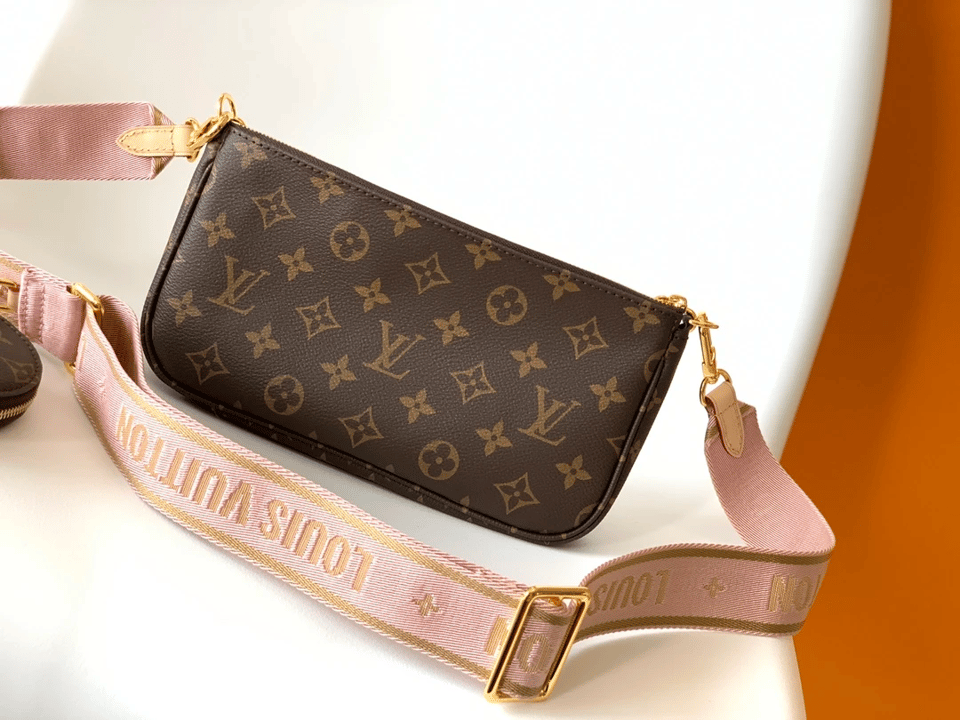 Louis Vuitton Multi Pochette Accessoires Monogram – Women – Handbags Light Pink view 9