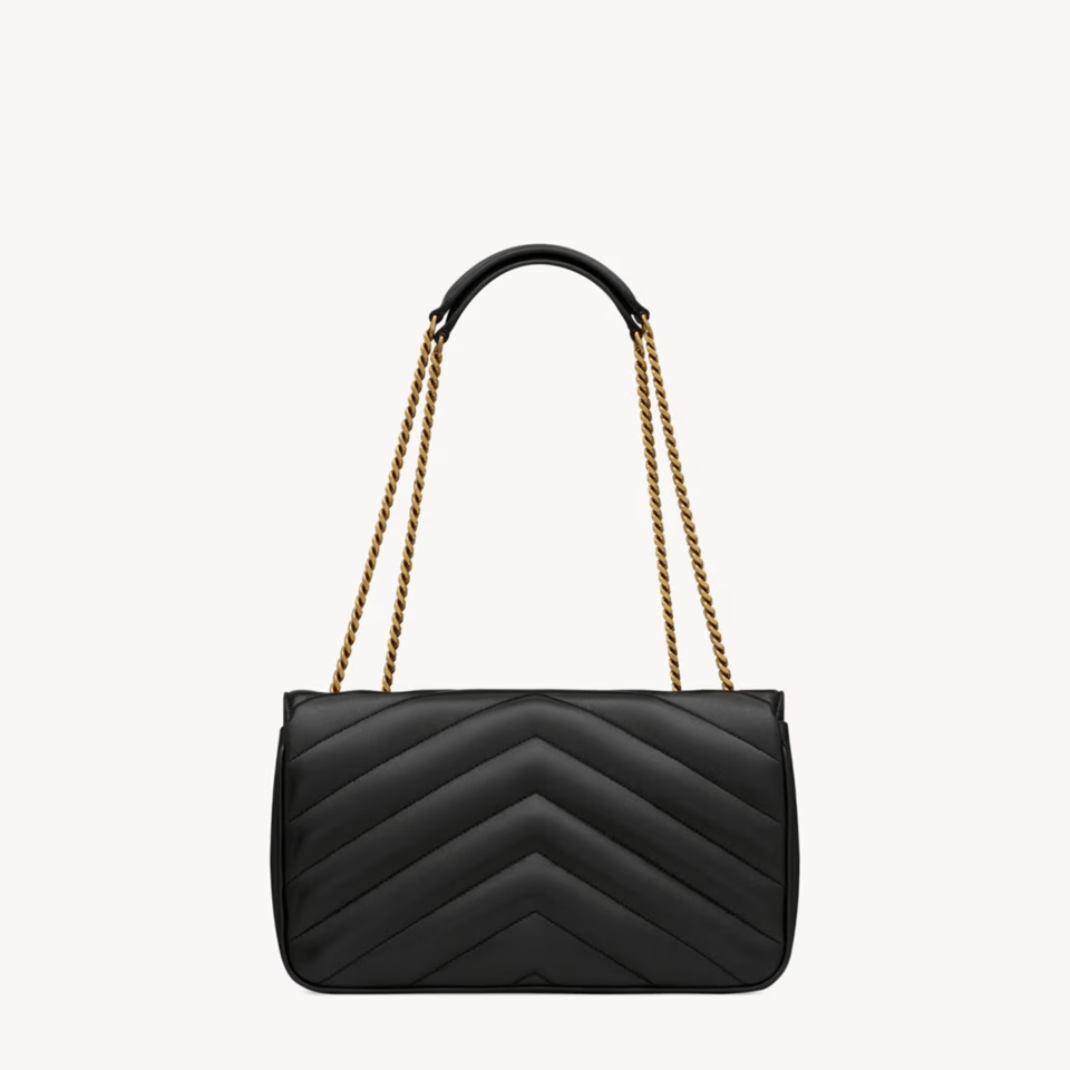 Saint Laurent Loulou Gold Chain Bag 29cm/11.4in view 5