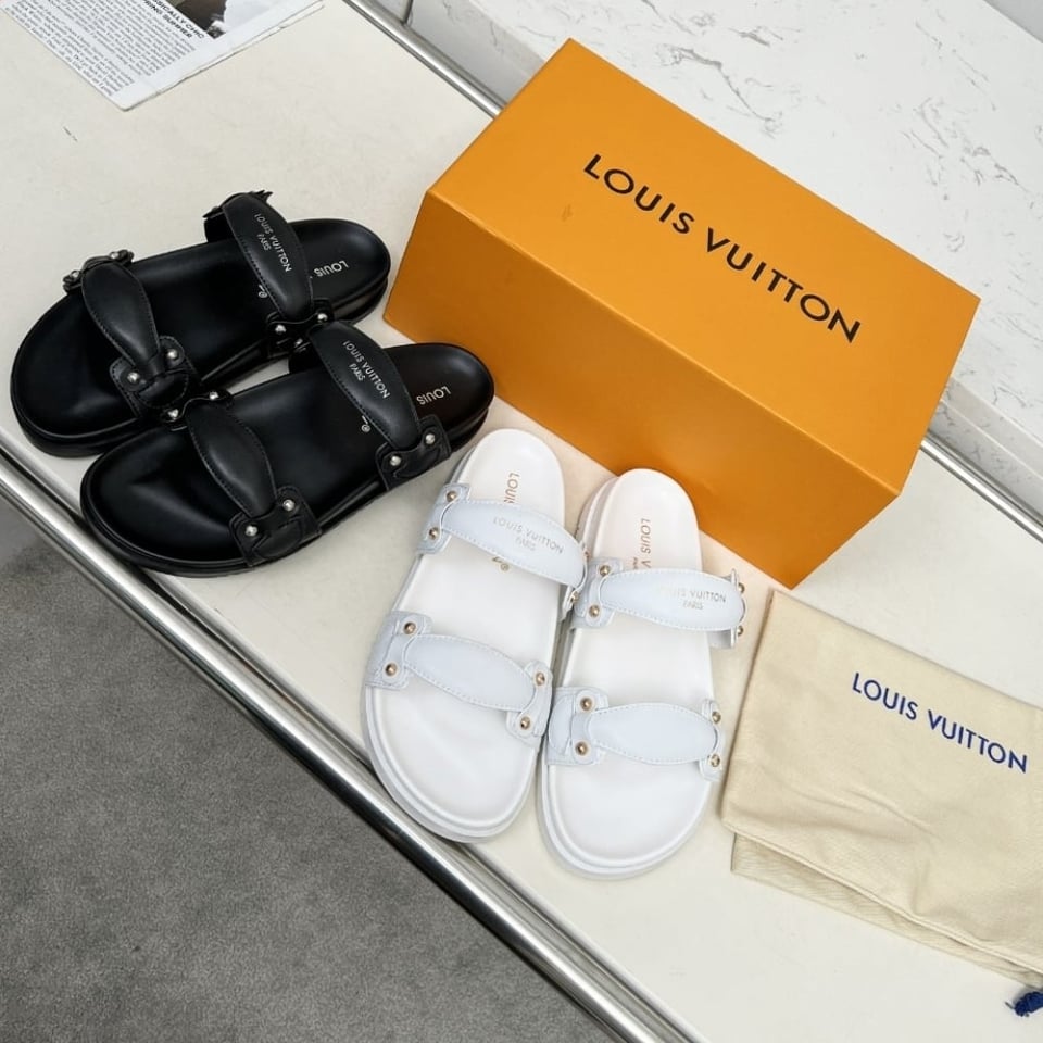Louis Vuitton Bom Dia Comfort Mule Black view 8
