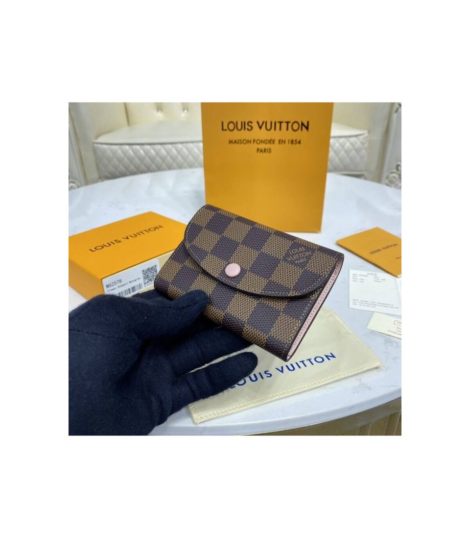 Louis Vuitton Damier Ebene Rosalie Coin Purse view 3