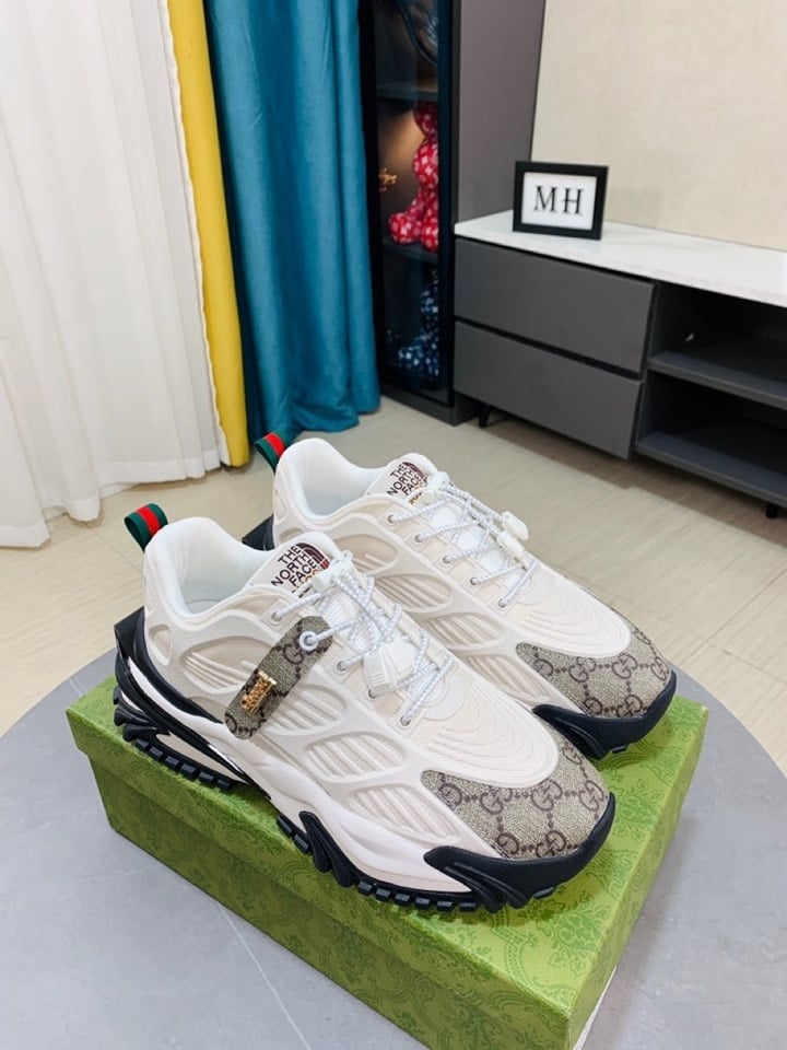 Gucci Gg Men?S Sneaker Rubber Leather White view 4